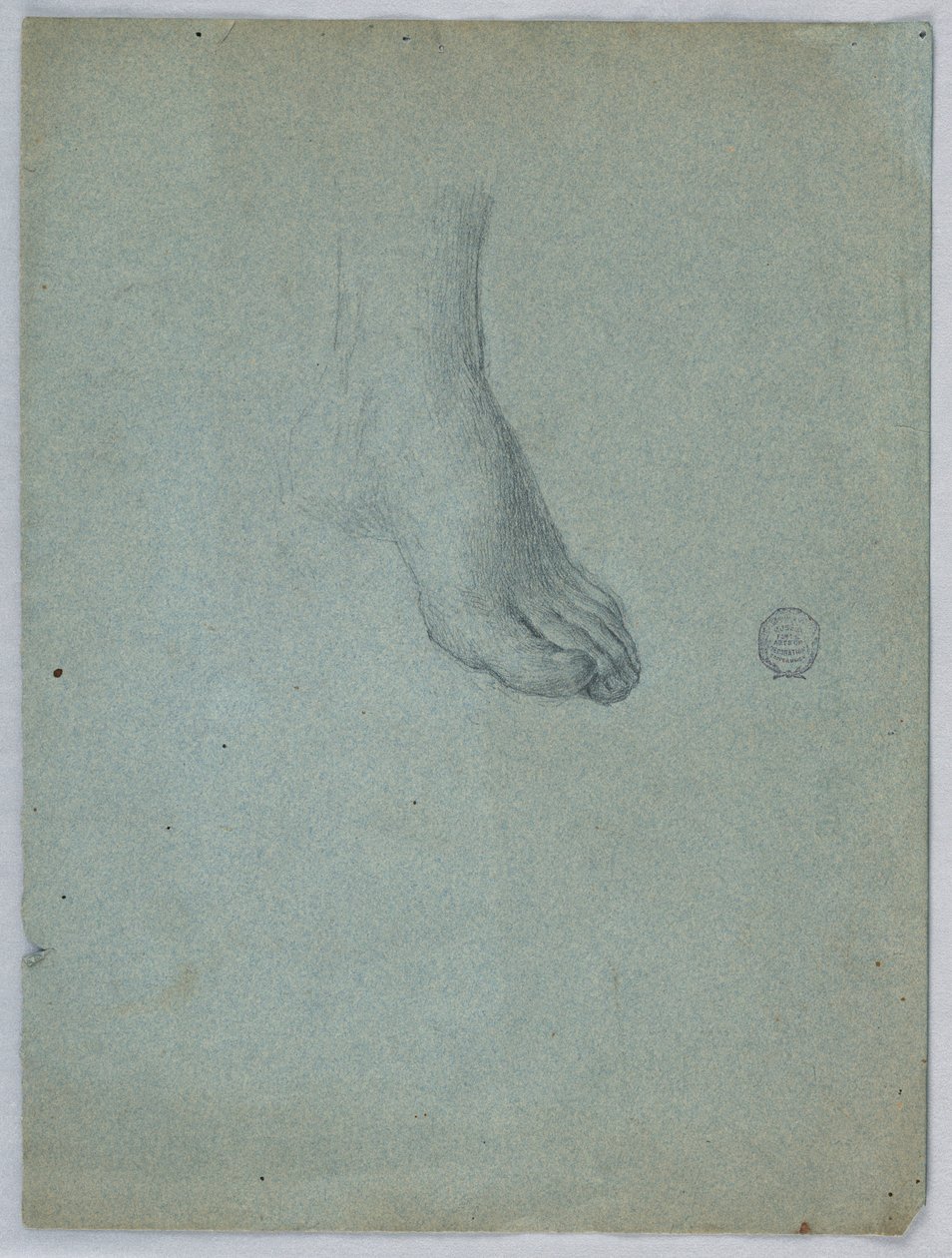 Badanie lewej stopy autorstwa Francis Augustus Lathrop