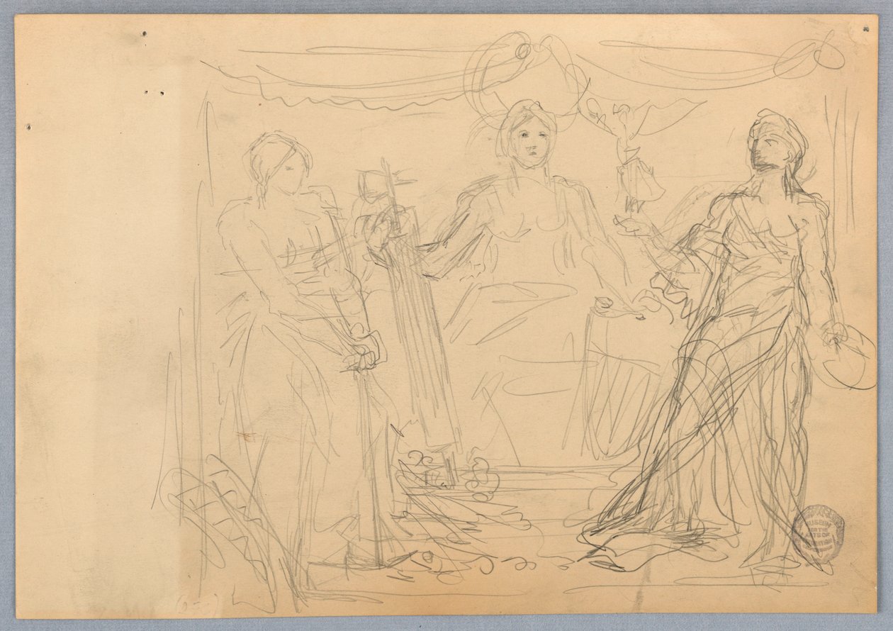 Figury symboliczne autorstwa Francis Augustus Lathrop
