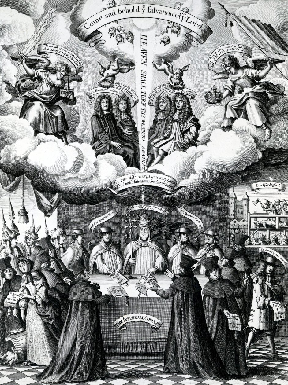 The Happy Instruments of Englands Preservation, opublikowane przez Benjamina Combe na cześć Francisa Barlowa, kwiecień 1681 r. autorstwa Francis Barlow