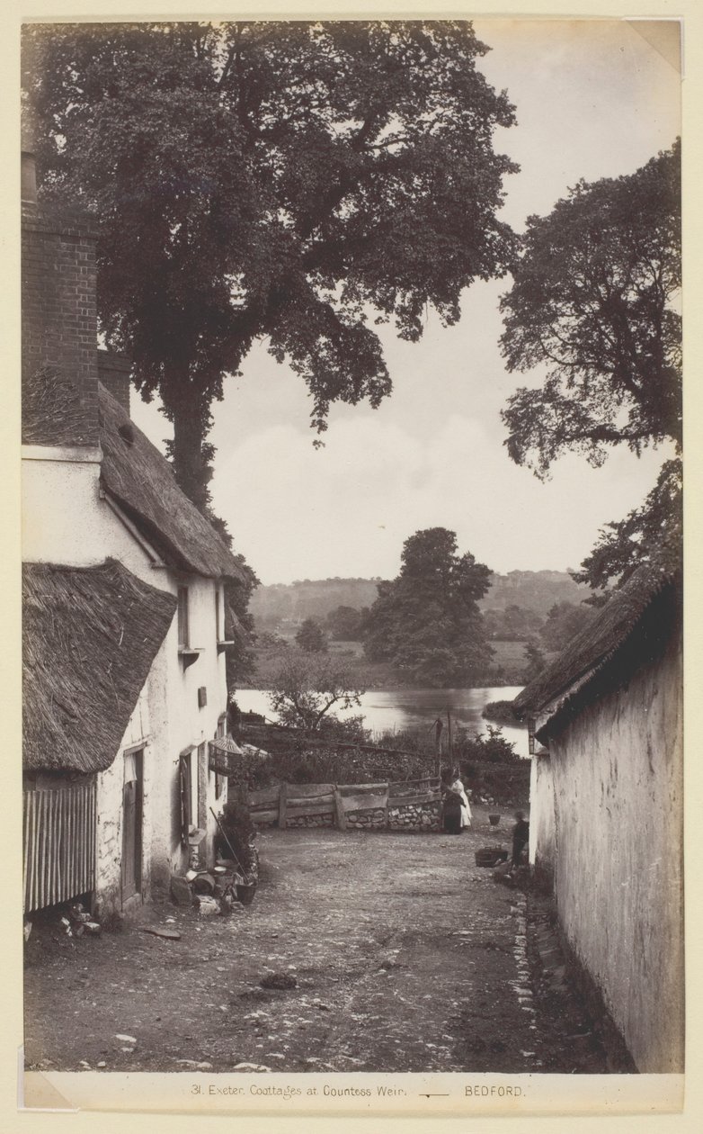 31 Exeter, Domki u hrabiny Weir autorstwa Francis Bedford