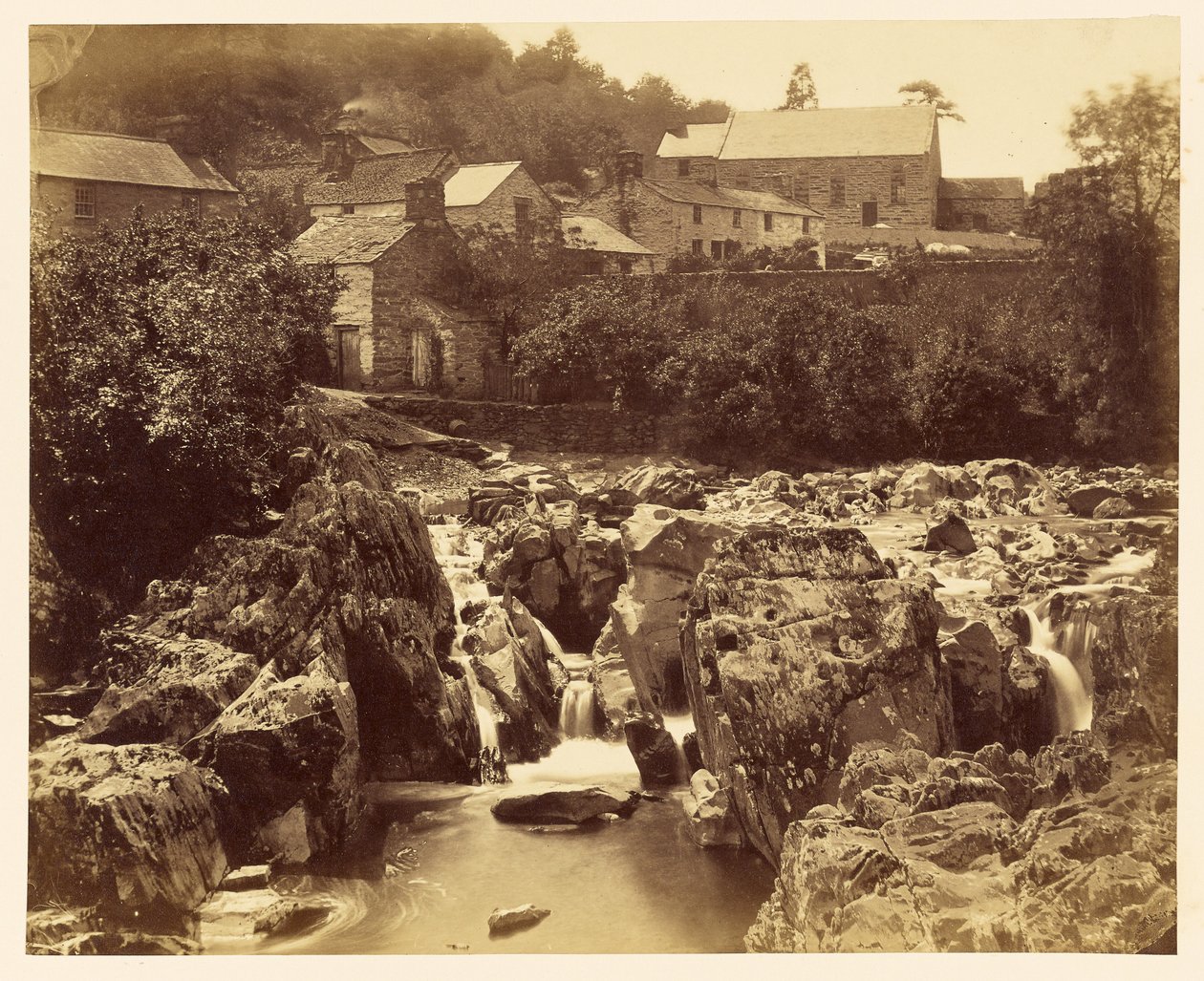 W Pont y Pair, Betws-y-Coed, Północna Walia autorstwa Francis Bedford
