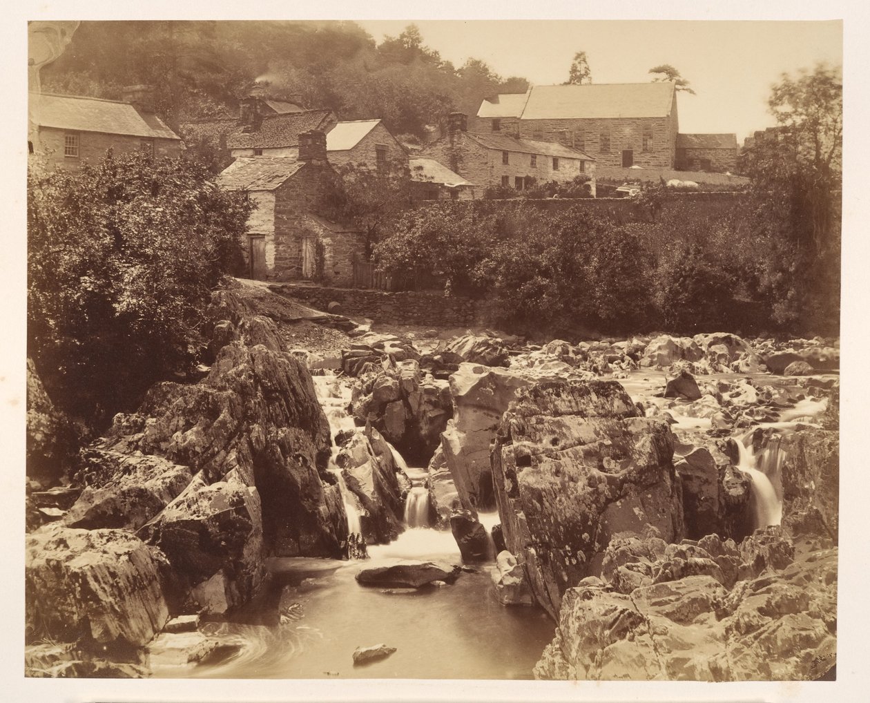 W Pont y Pair, Bettws-y-Coed, północna Walia autorstwa Francis Bedford