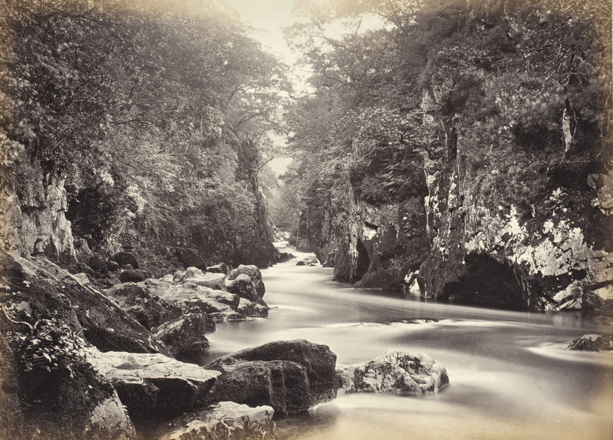 Bettws-y-Coed, piękna dolina (698) autorstwa Francis Bedford