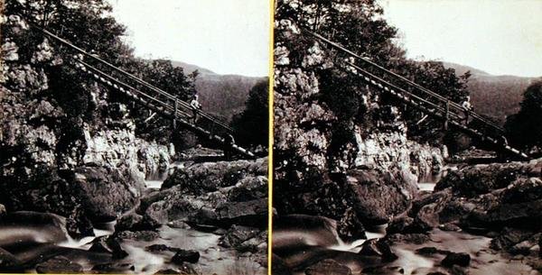 Bettws-y-Coed, Most Górnika (zdjęcie) autorstwa Francis Bedford