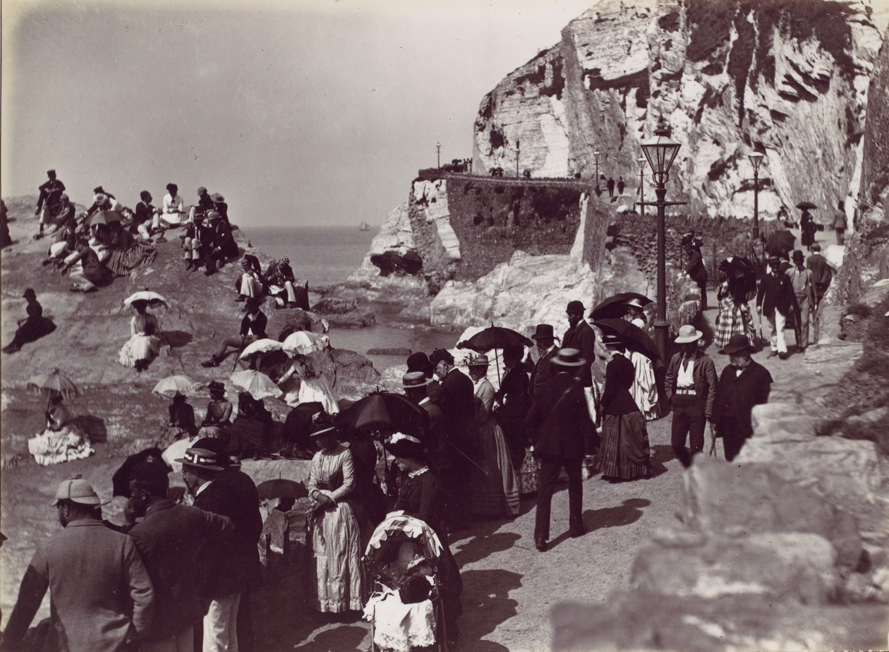 Ilfracombe, Parada Capstone, lata 70. XIX wieku. autorstwa Francis Bedford