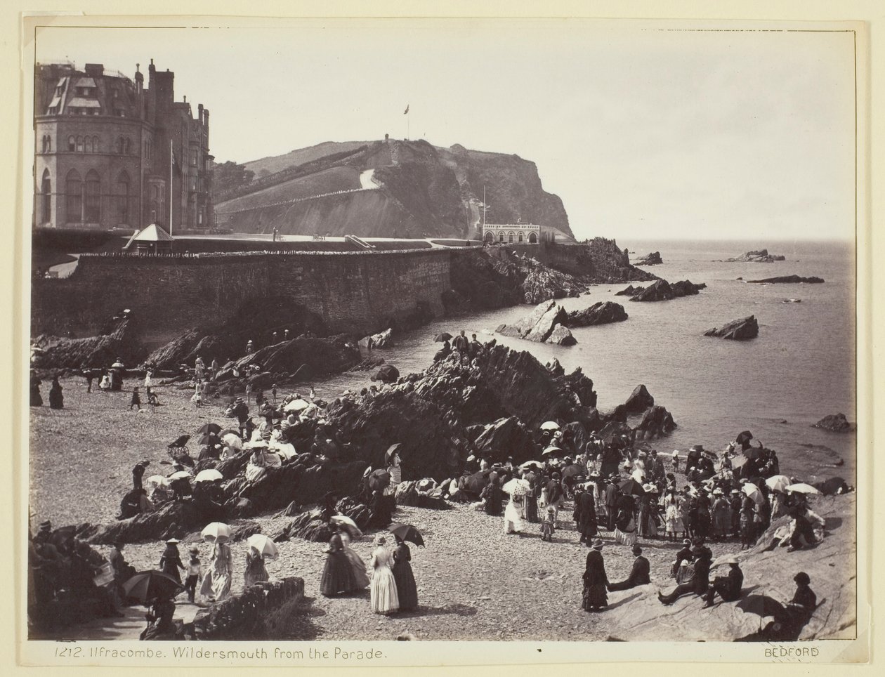 Ilfracombe, Wildersmouth z Parady autorstwa Francis Bedford