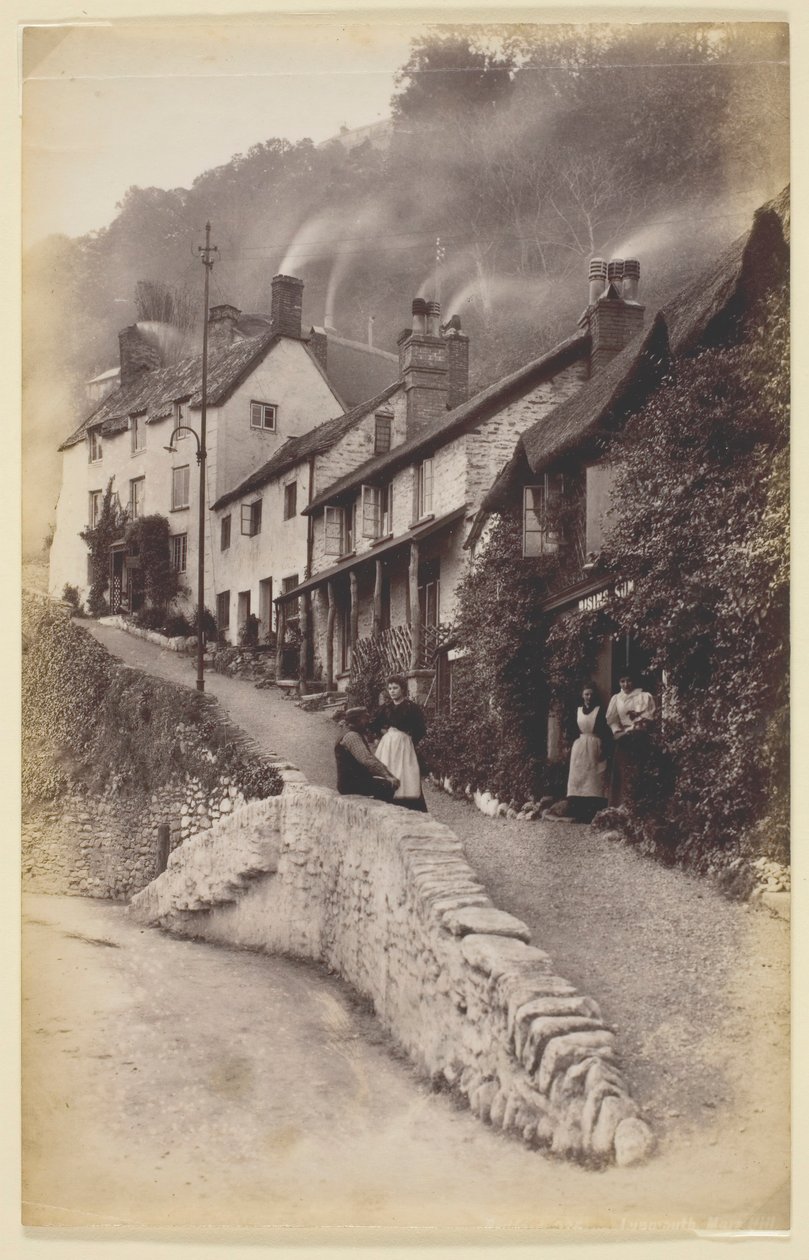 Lynmouth, Wzgórze Marsowe, 186094. autorstwa Francis Bedford