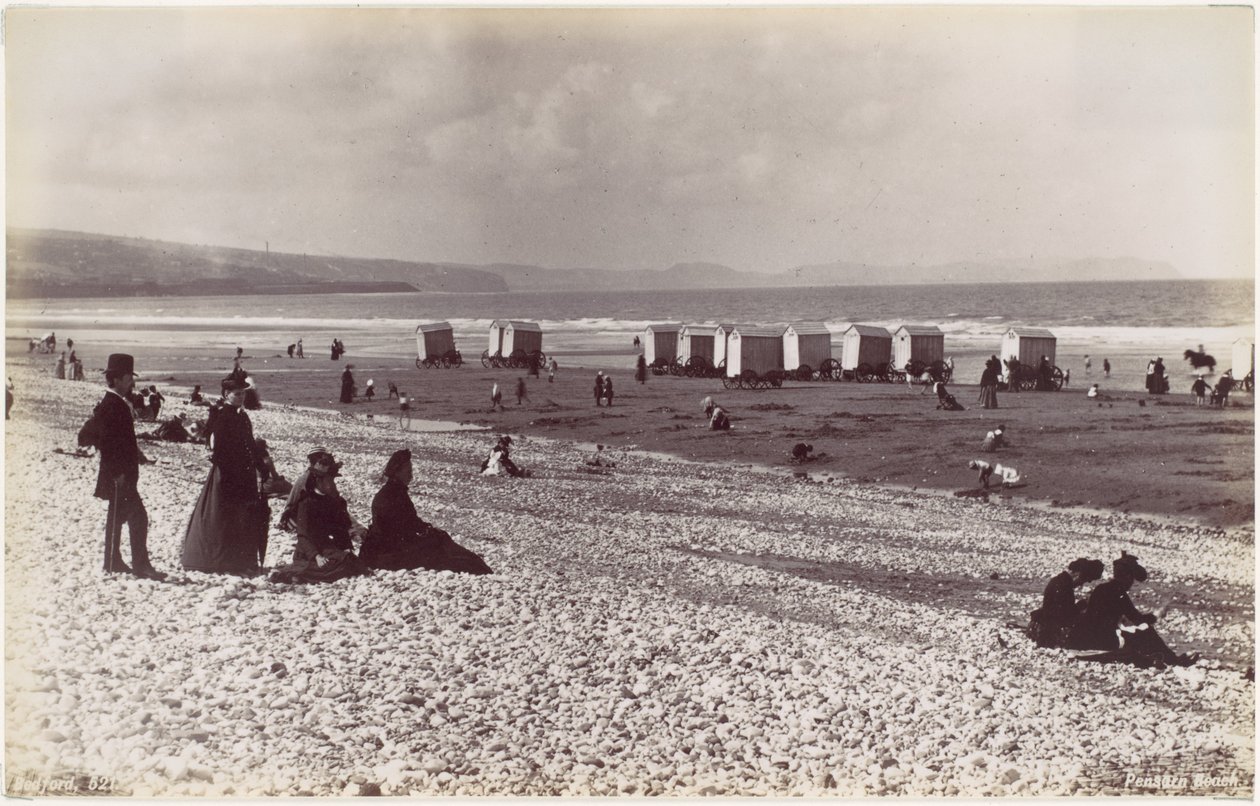 Plaża w Pensarn autorstwa Francis Bedford