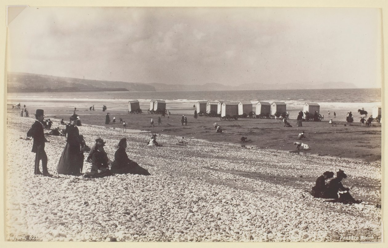 Plaża Pensarn, 186094. autorstwa Francis Bedford