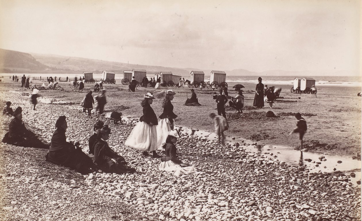 Architektura plażowa, lata 60. XIX wieku. autorstwa Francis Bedford