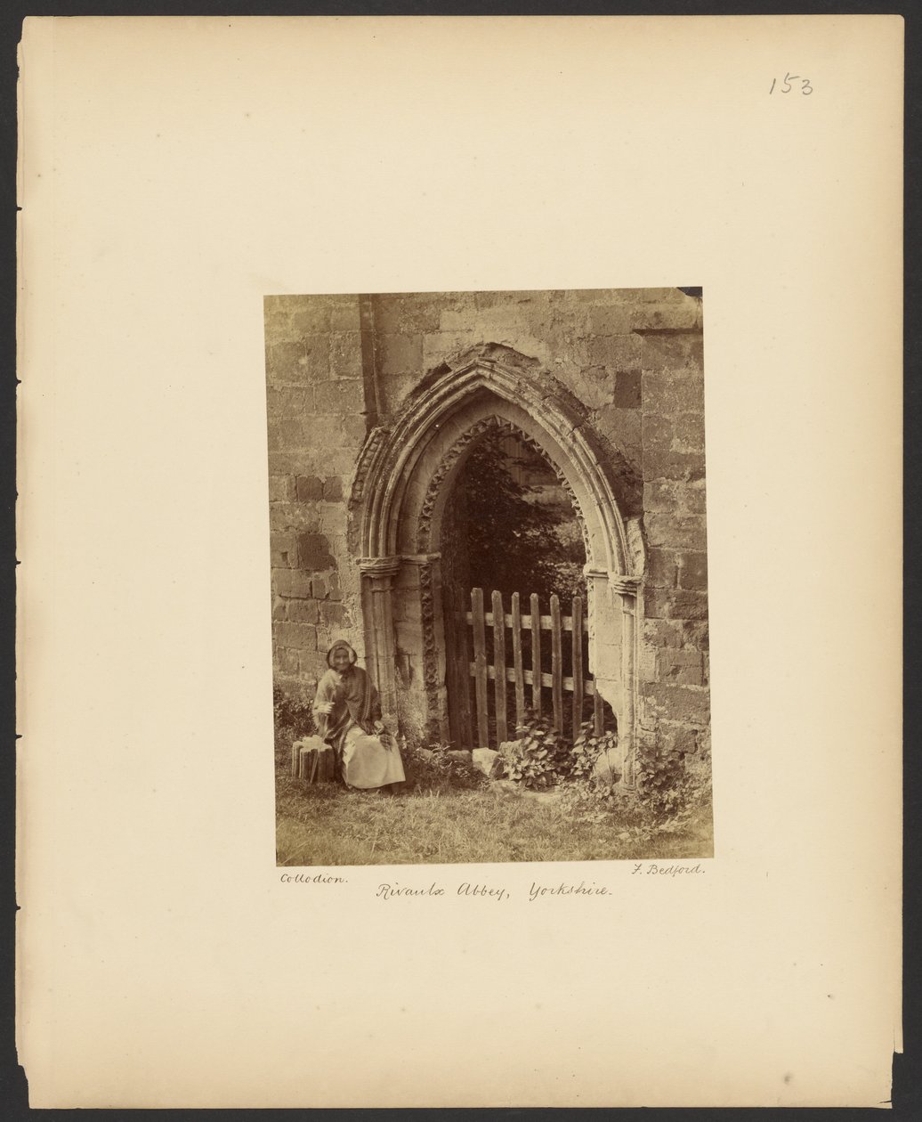 Opactwo Rievaulx, Yorkshire autorstwa Francis Bedford