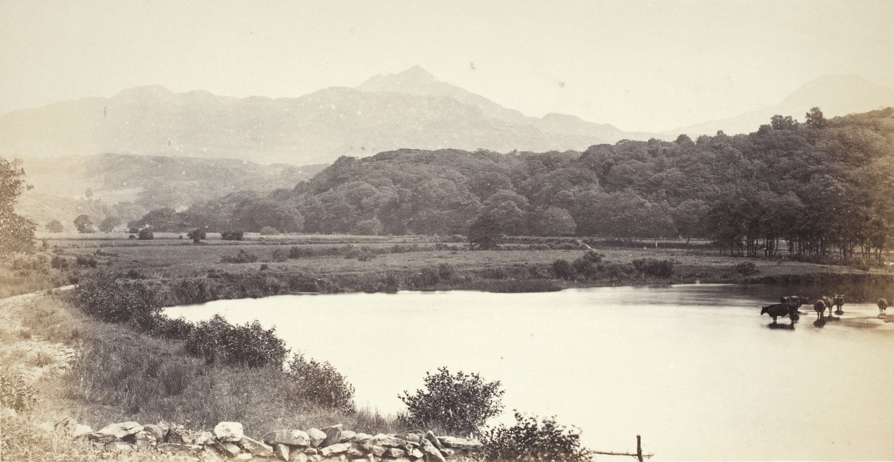 Rzeka Glaslyn i góry (513) autorstwa Francis Bedford