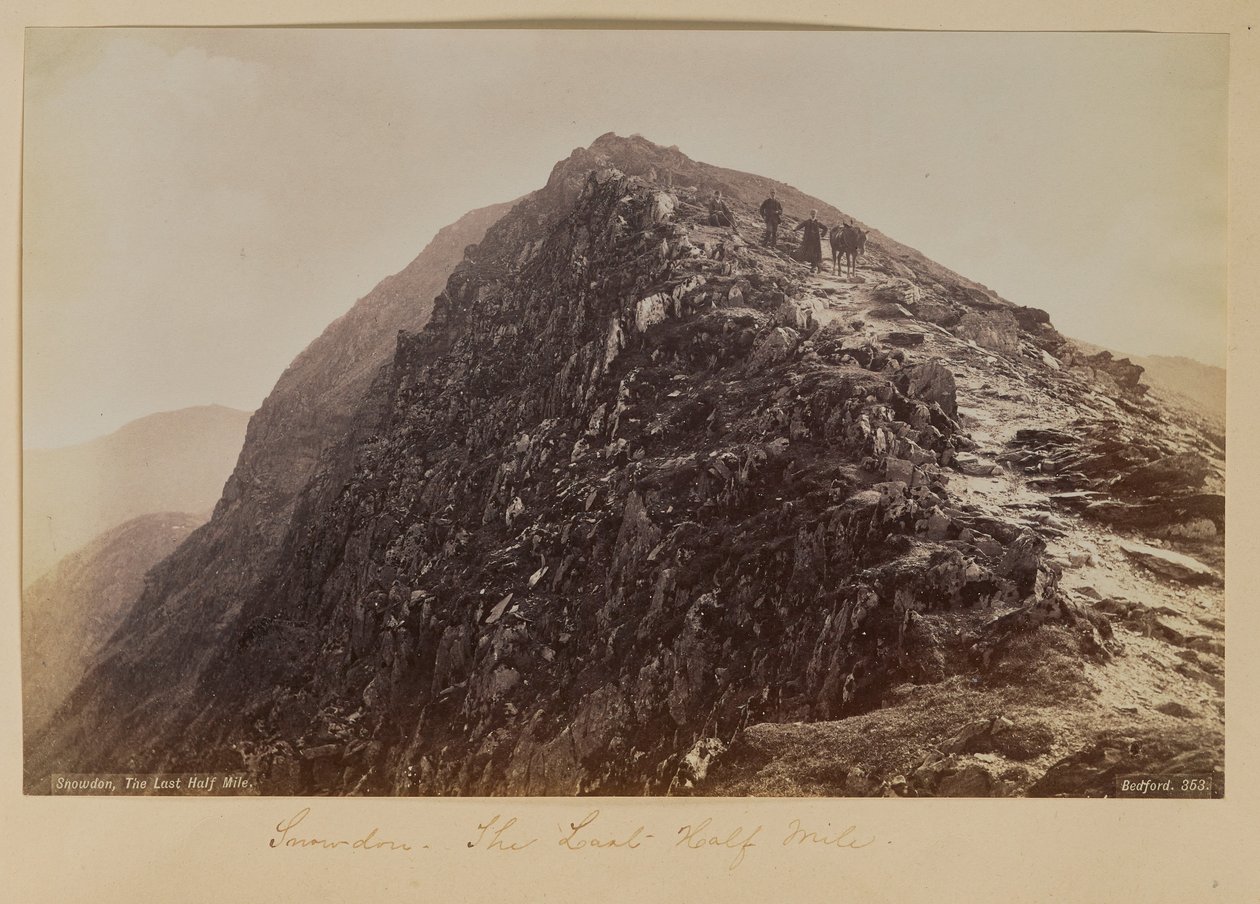 Snowdon - ostatnie pół mili autorstwa Francis Bedford
