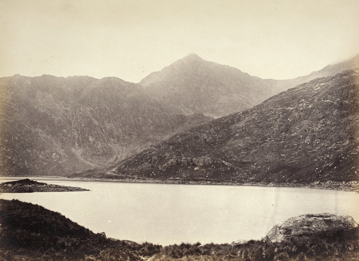 Snowdon, znad Llyn Llydaw (528) autorstwa Francis Bedford