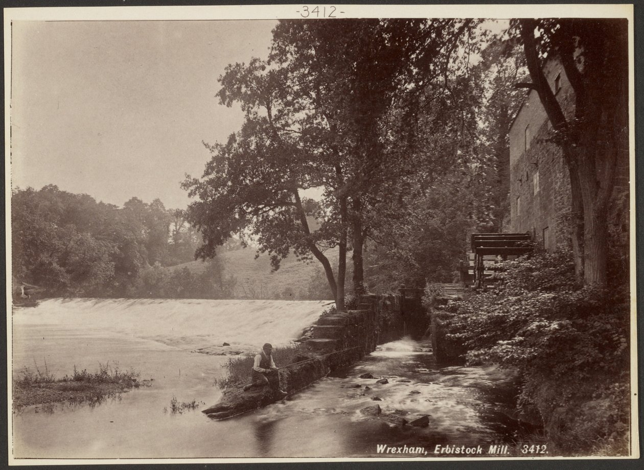 Wrexham, Erbistock Mill autorstwa Francis Bedford