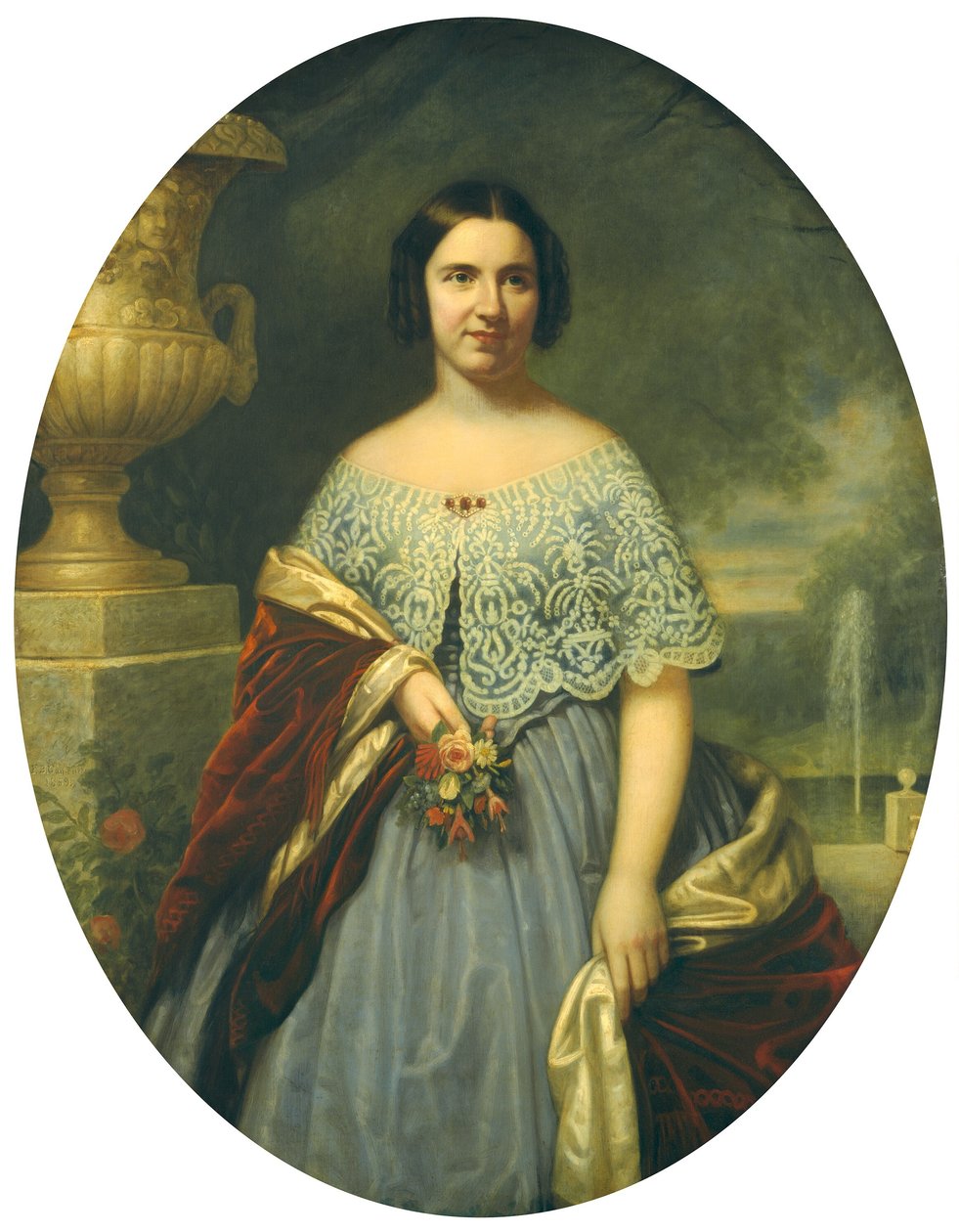 Lucy Tappan Bowen Pani Henry C. Bowen, 1859. autorstwa Francis Bicknell Carpenter