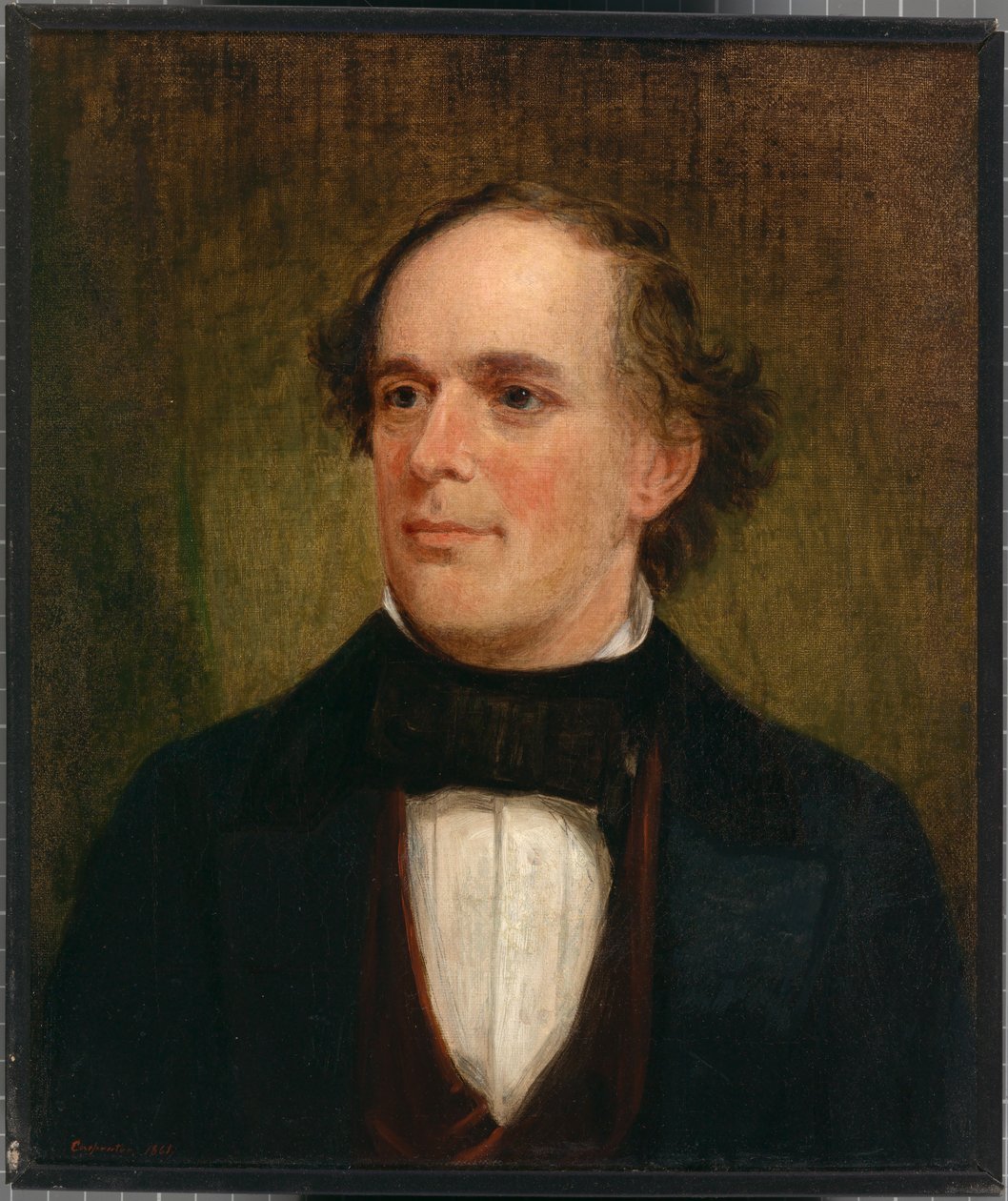 Łosoś P. Chase, 1861. autorstwa Francis Bicknell Carpenter