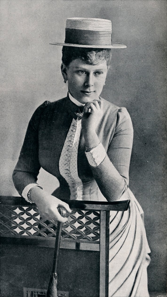 Studium portretowe przyszłej królowej Marii, 1885 1911 autorstwa Francis Byrne and Co
