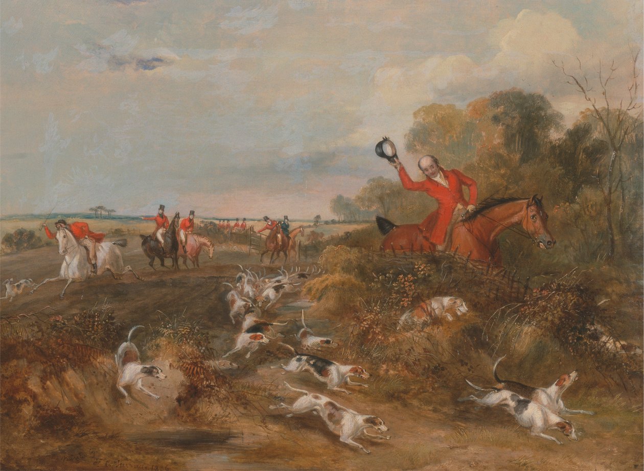 Sala licencjacka: ograniczanie psów gończych autorstwa Francis Calcraft Turner