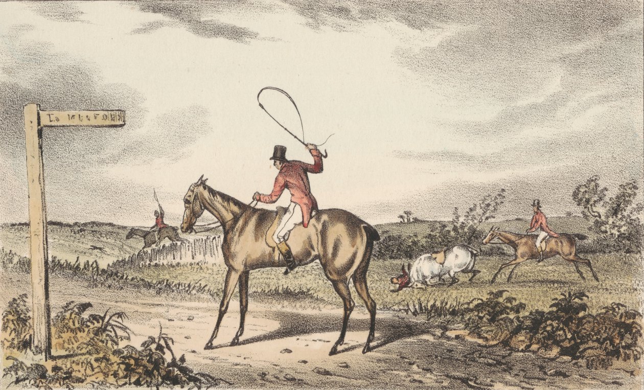 [Polowanie na lisy] Zestaw dwunastu „Turnera / Ilustracje / do Nimroda / o stanie / Łowców”, uzupełniający wydanie CJ Apperleya z 1834 r. autorstwa Francis Calcraft Turner