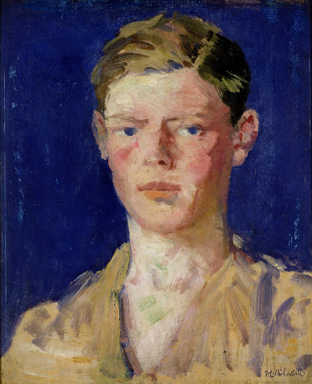 Głowa młodego mężczyzny autorstwa Francis Campbell Boileau Cadell