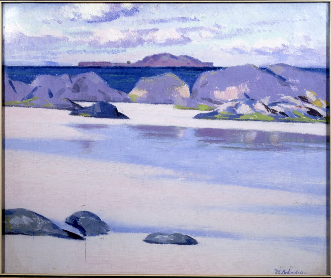 Odpływ, Iona, patrząc w stronę czapki Holendra, Lunga (olej na płótnie) autorstwa Francis Campbell Boileau Cadell