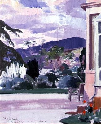 Myrtle Park Cove, Argyll (olej na panelu) autorstwa Francis Campbell Boileau Cadell