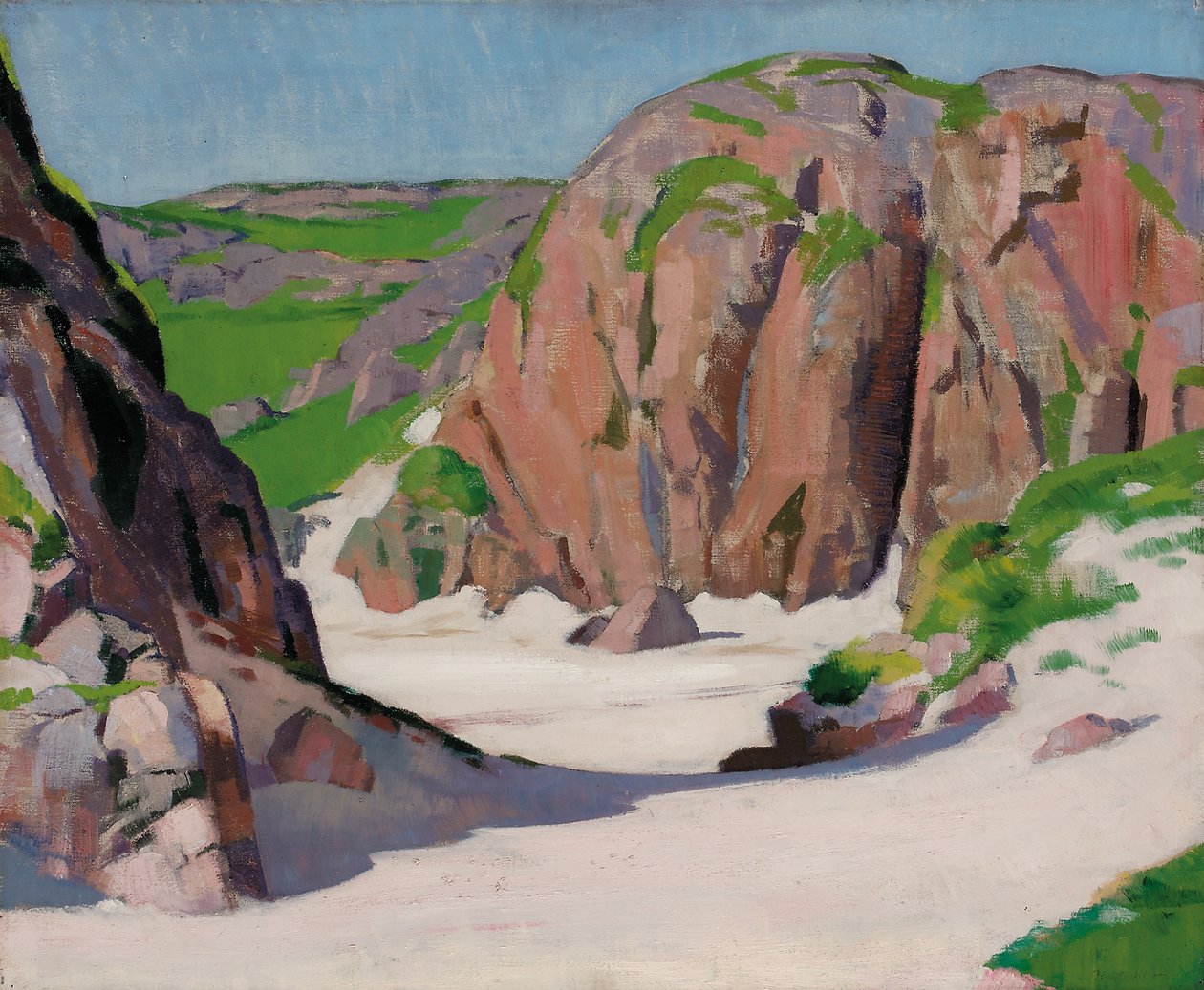 Port Bhan, Iona, ok. 1922 (olej na płótnie) autorstwa Francis Campbell Boileau Cadell