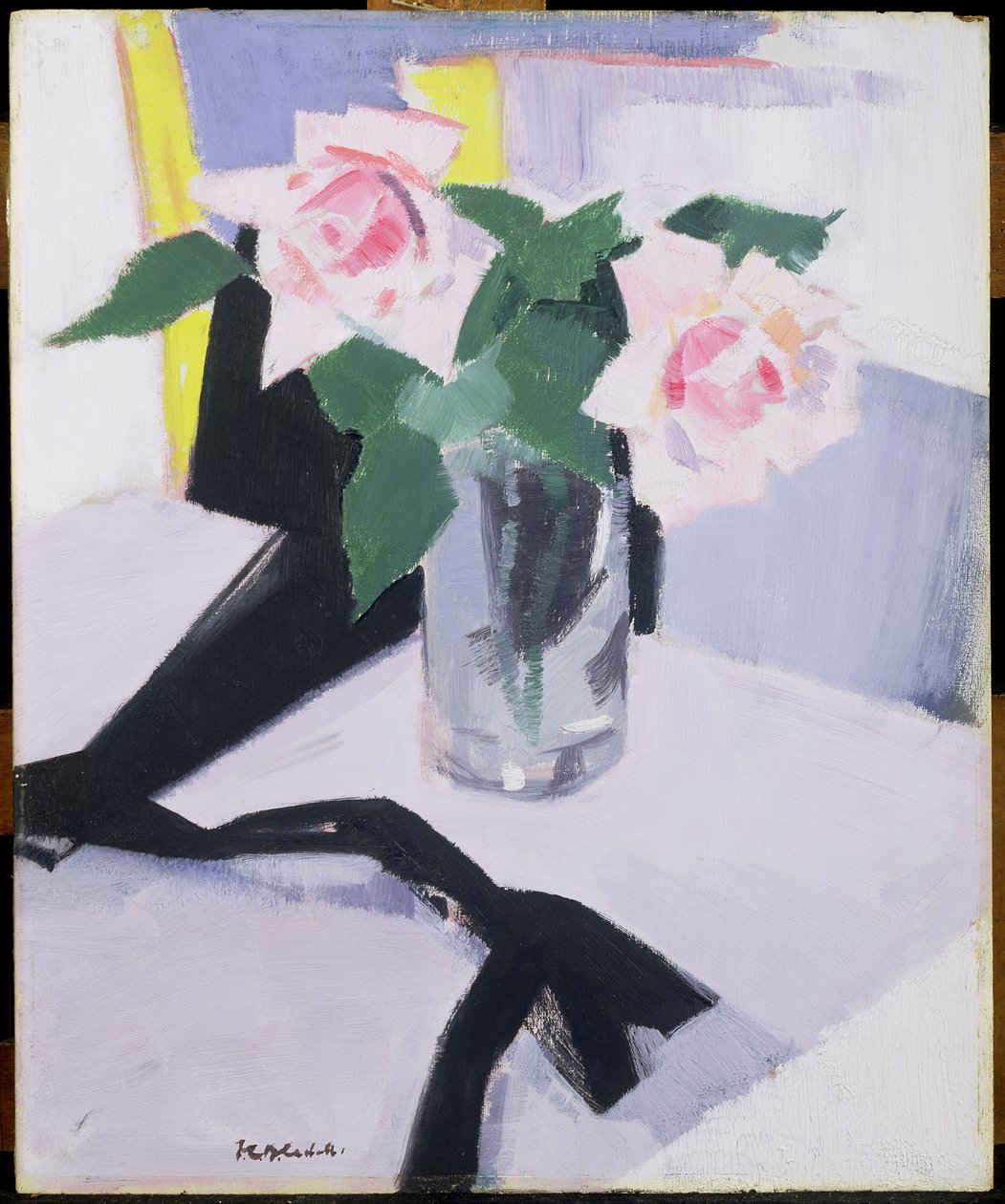 Róże w Cassis, 1921 (olej na sklejce) autorstwa Francis Campbell Boileau Cadell
