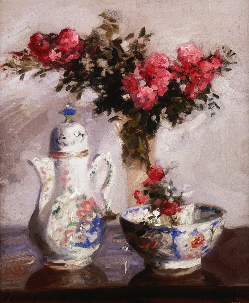 Dzbanek do kawy Famille Rose autorstwa Francis Campbell Boileau Cadell
