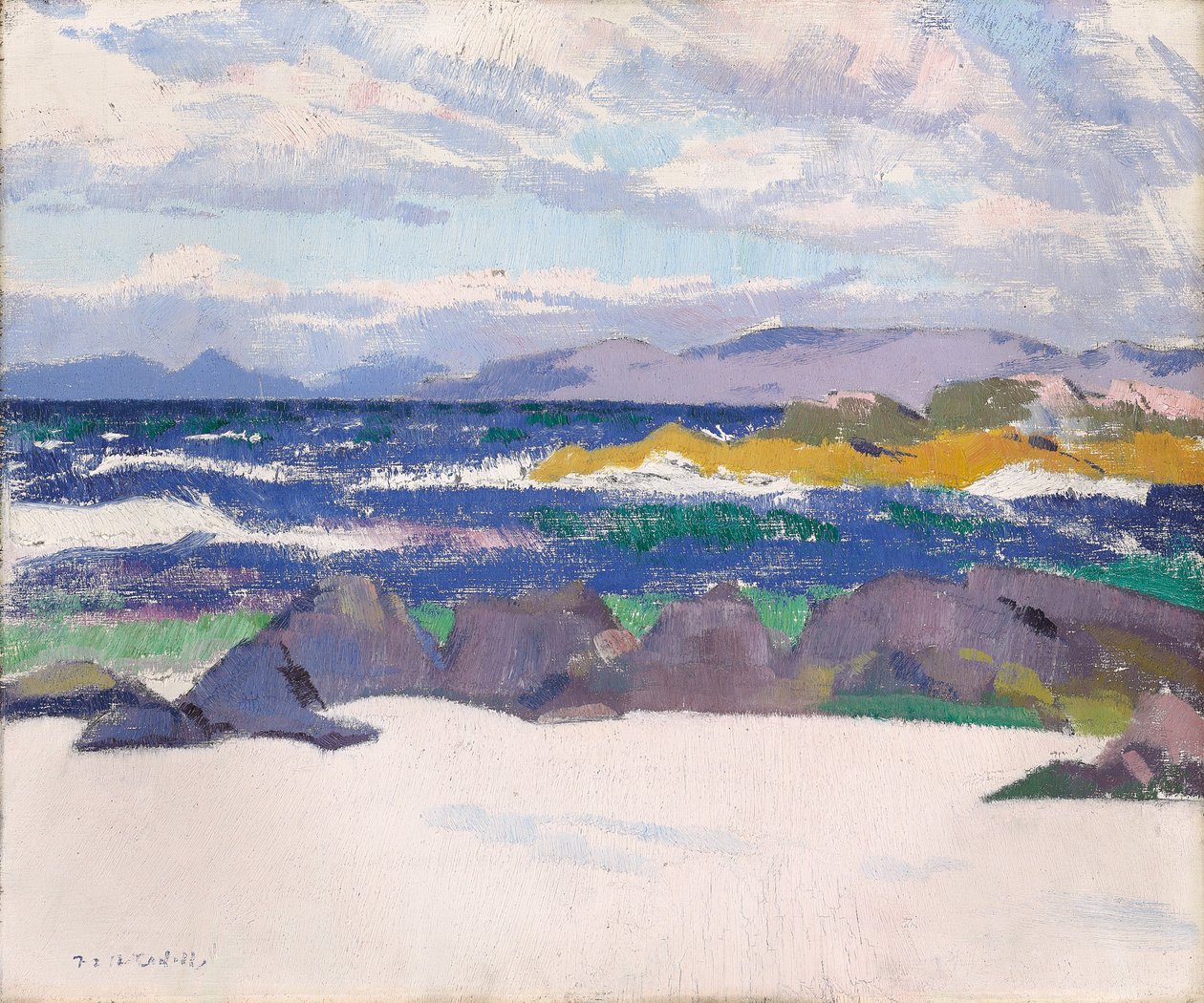 Linia brzegowa, Iona autorstwa Francis Campbell Boileau Cadell