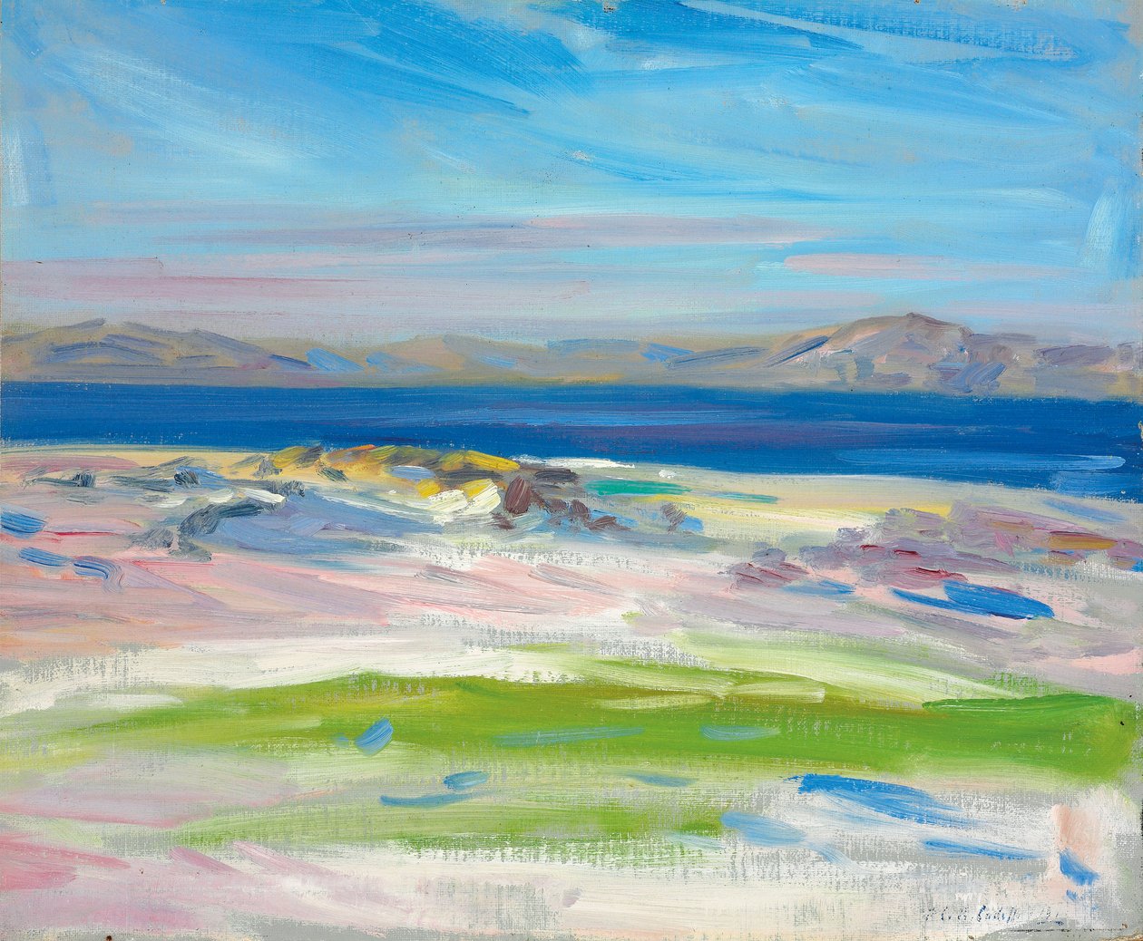 Widok białych piasków, Iona autorstwa Francis Campbell Boileau Cadell