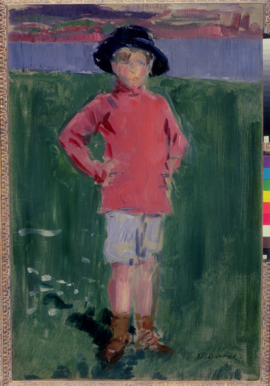 Młody chłopak na brzegu, Iona autorstwa Francis Campbell Boileau Cadell