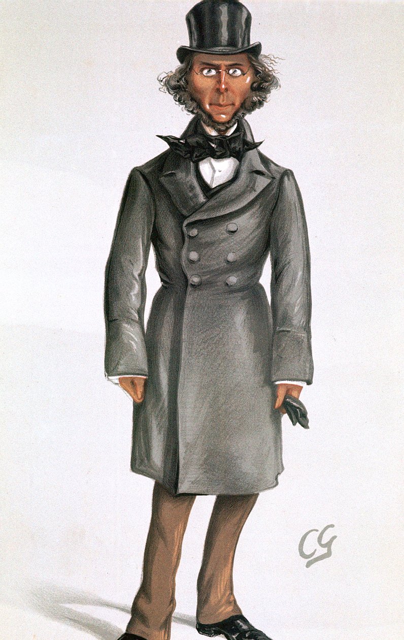 Herbert Spencer, angielski filozof i socjolog, 1879 autorstwa Francis Carruthers Gould