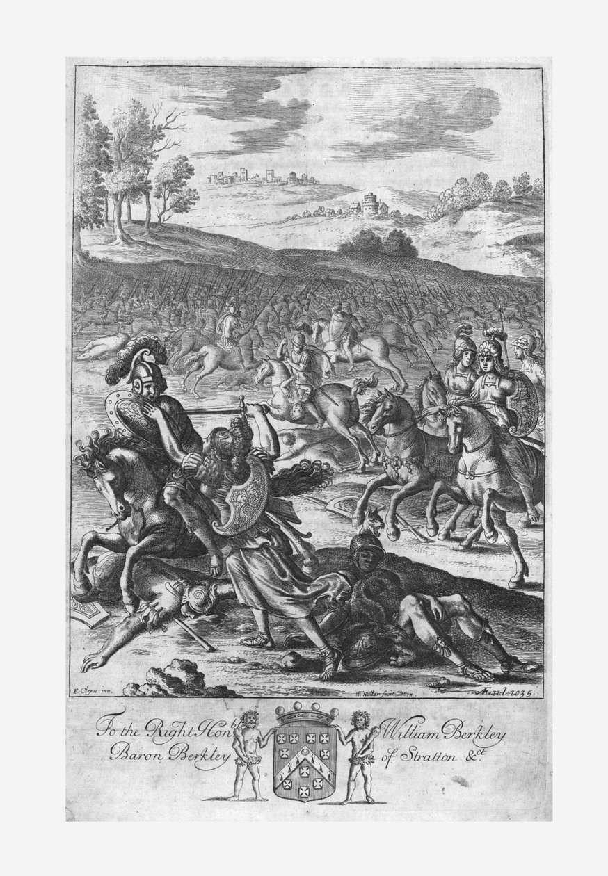 Camilla zabija Aunusa, 1653. autorstwa Francis Cleyn