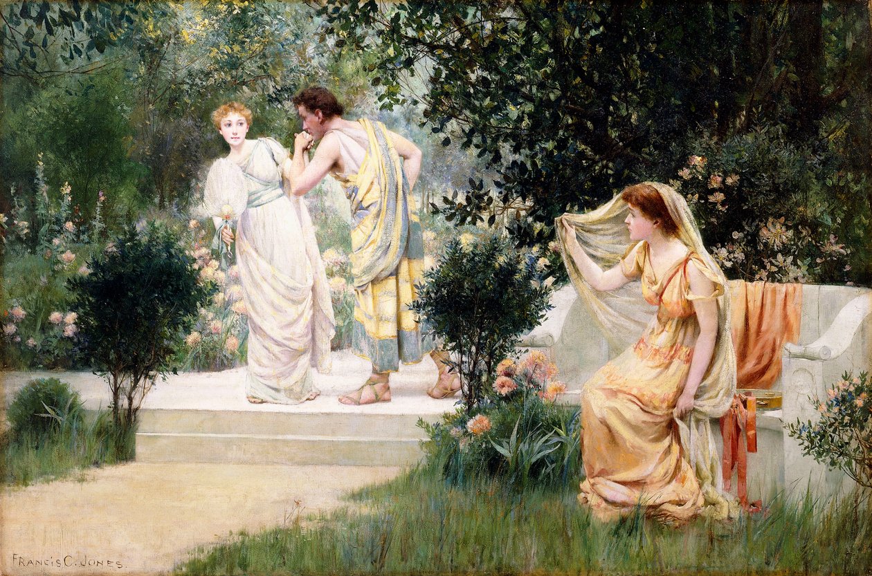 Zakazany pocałunek autorstwa Francis Coates Jones