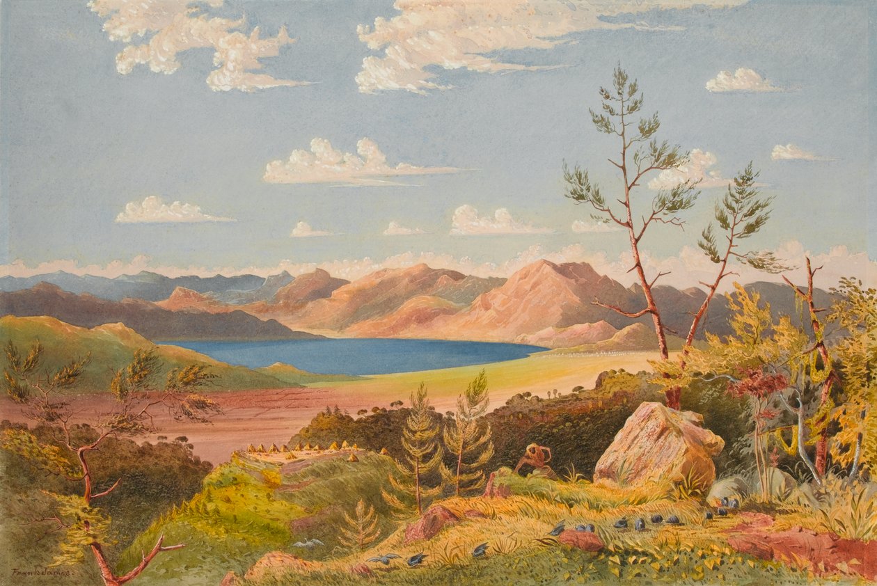Jezioro Ashangi autorstwa Francis Cornelius James