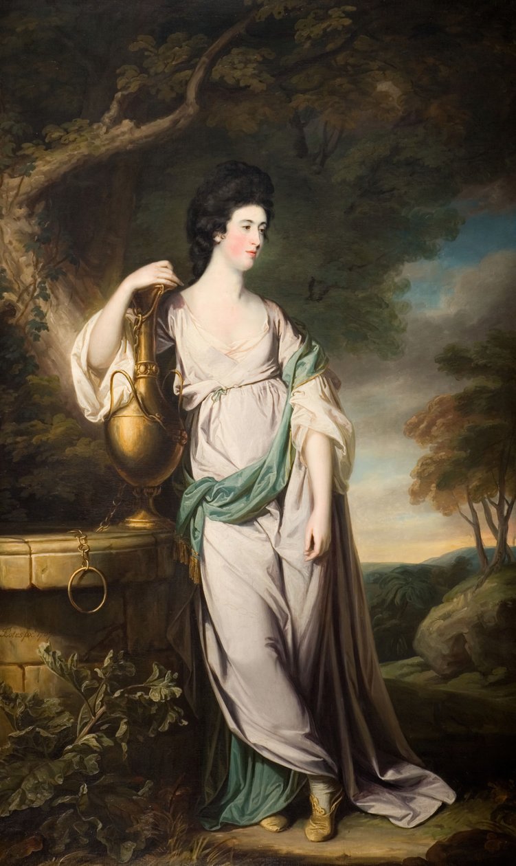 Portret panny Katarzyny Eld, 1767. autorstwa Francis Cotes