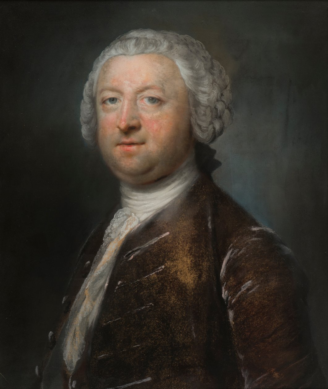Portret Sir Orlando Bridgemana 4 Bt, ok. 1750-65 (pastel na papierze) autorstwa Francis Cotes