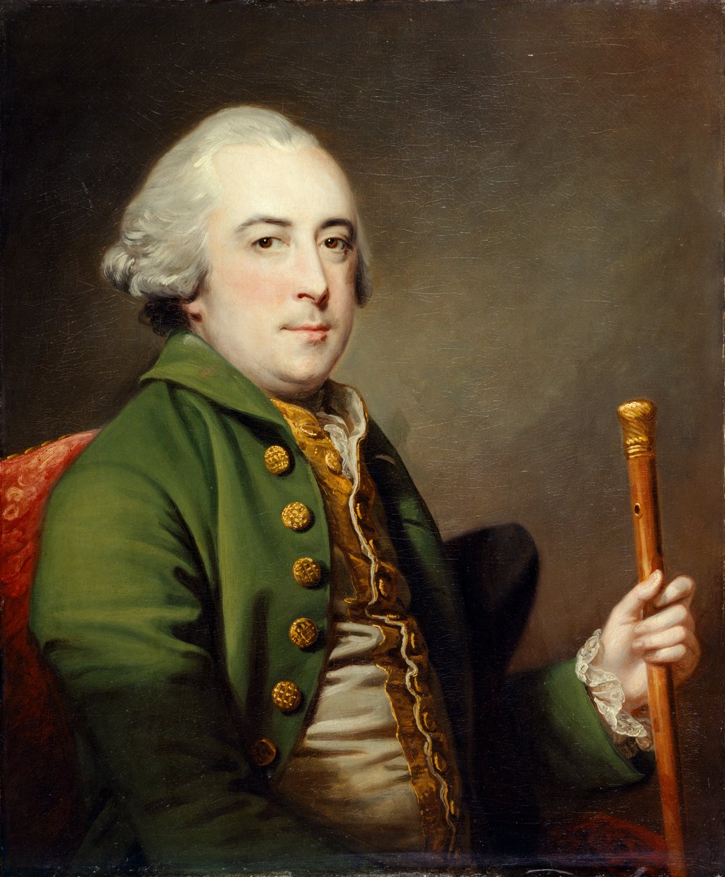 Portret dżentelmena ok. 1765 r. (olej na płótnie) autorstwa Francis Cotes
