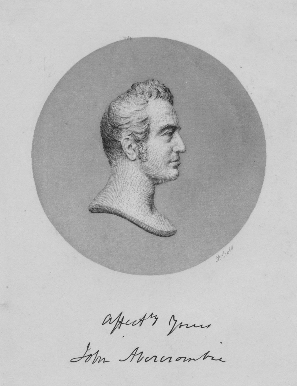 John Abercrombie, ok. 1850. autorstwa Francis Croll