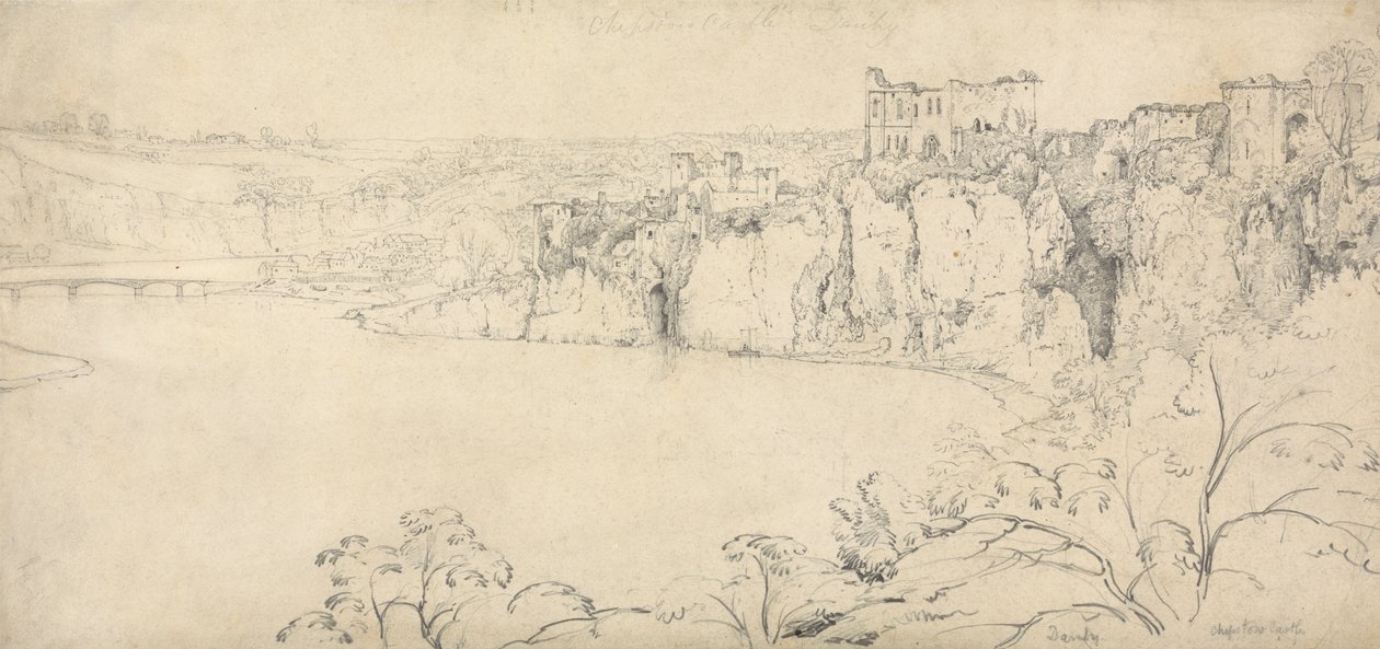Zamek Chepstow nad Wye autorstwa Francis Danby