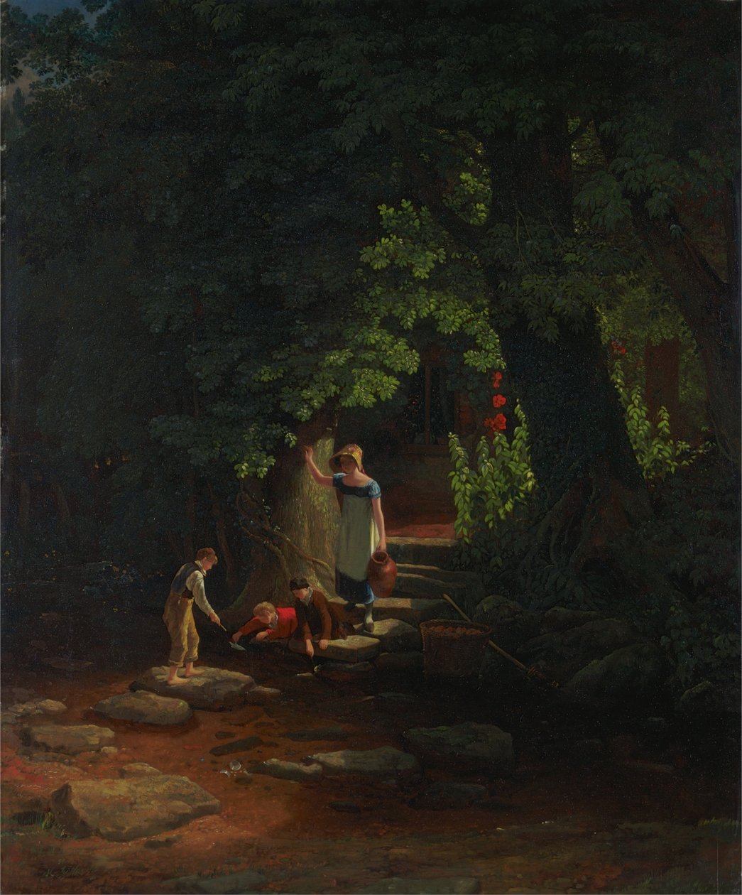 Dzieci nad strumieniem autorstwa Francis Danby