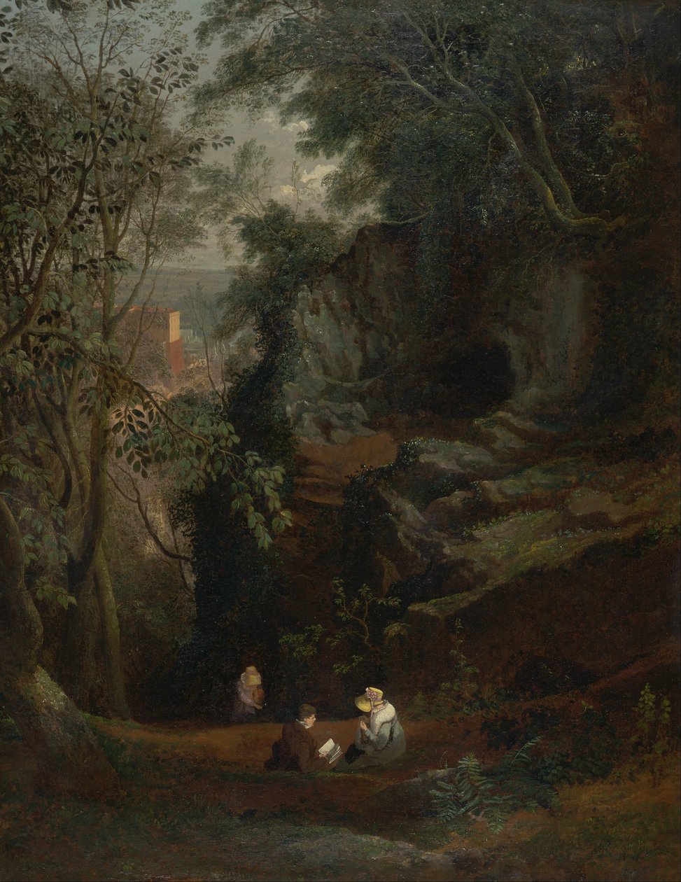 Krajobraz w pobliżu Clifton autorstwa Francis Danby