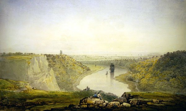Wąwóz Avon (akwarela na papierze) autorstwa Francis Danby