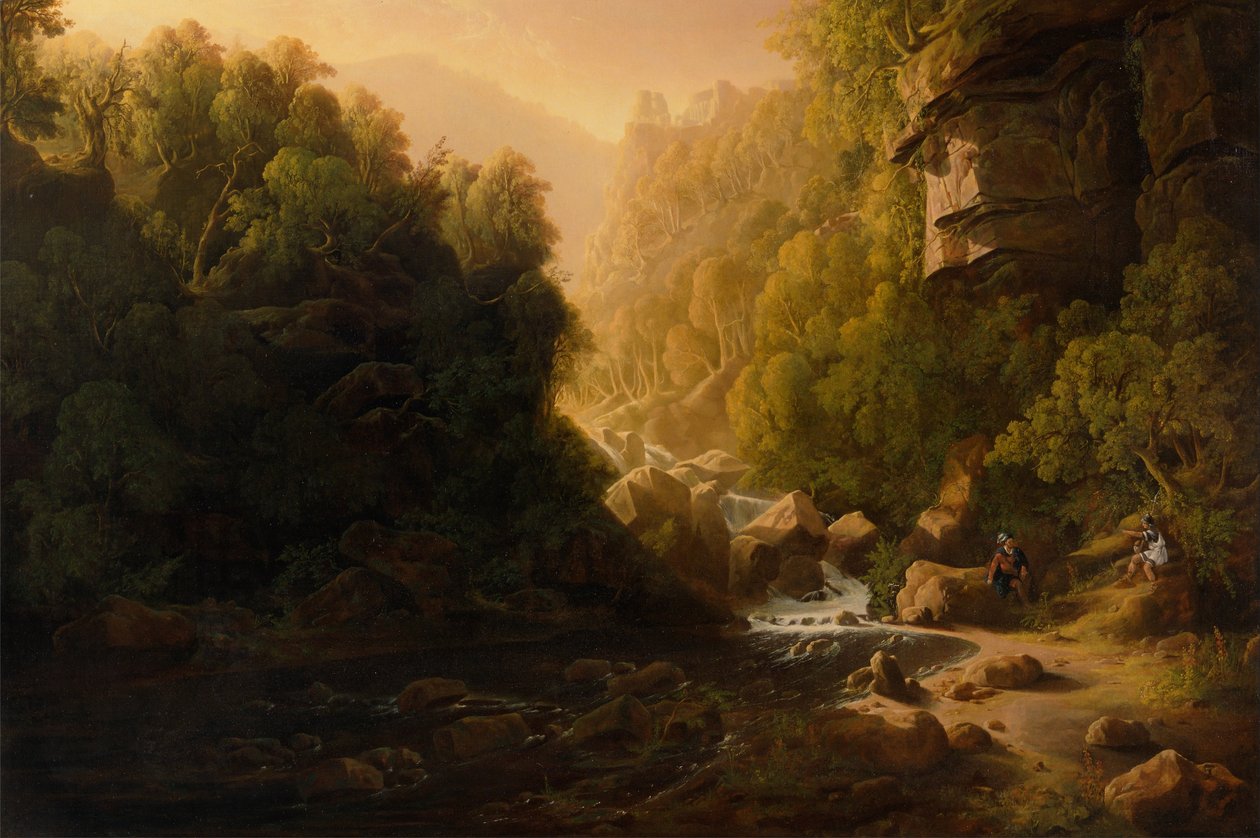 The Mountain Torrent autorstwa Francis Danby