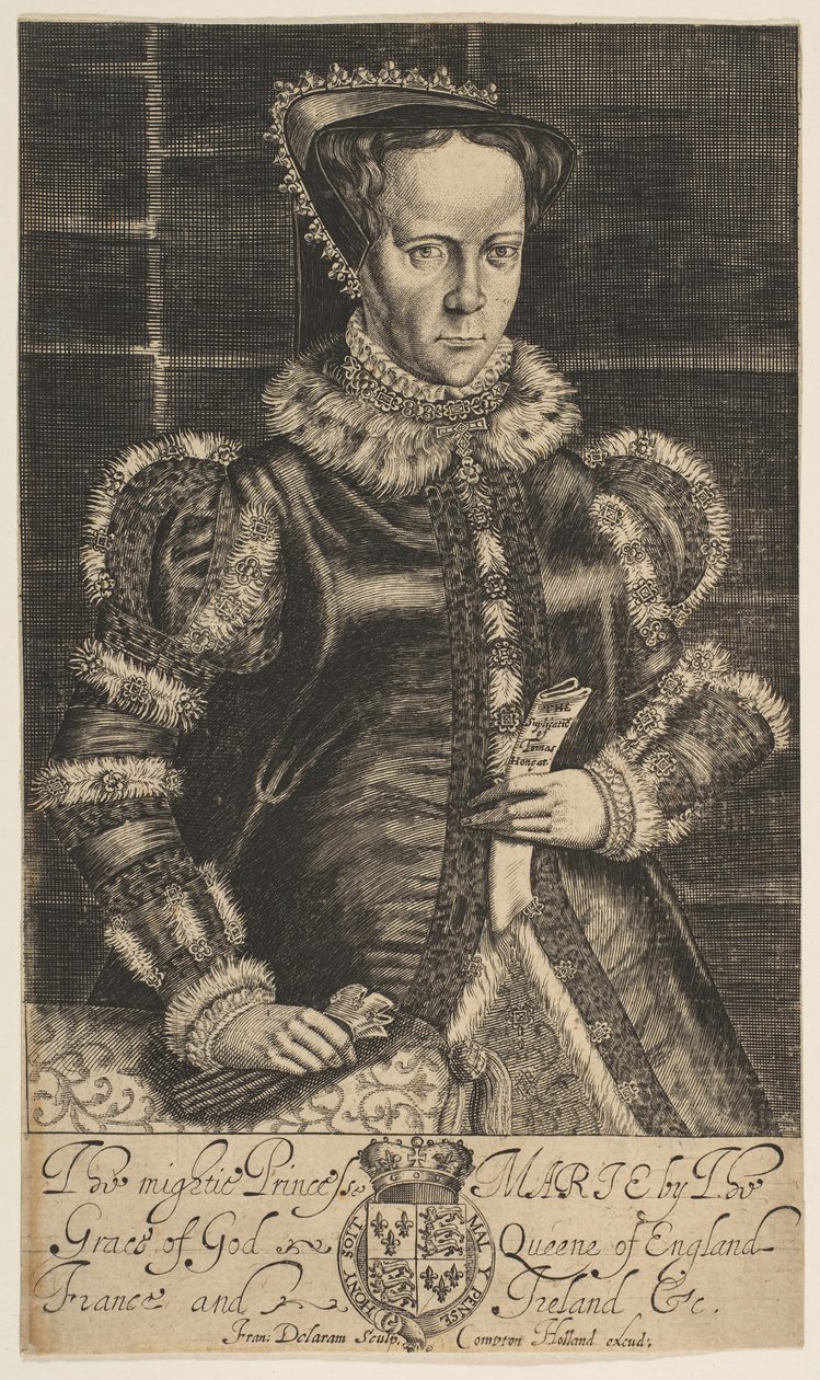 Maria I, królowa Anglii, 1600-1627. autorstwa Francis Delaram
