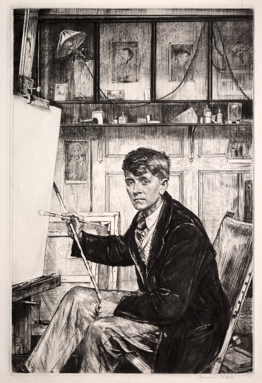 Charles Cundall autorstwa Francis Dodd