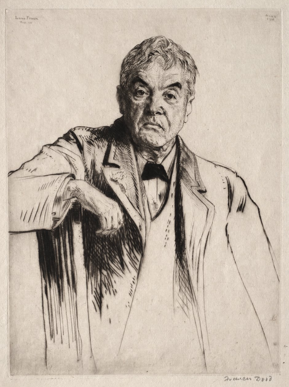 Lord Fisher autorstwa Francis Dodd