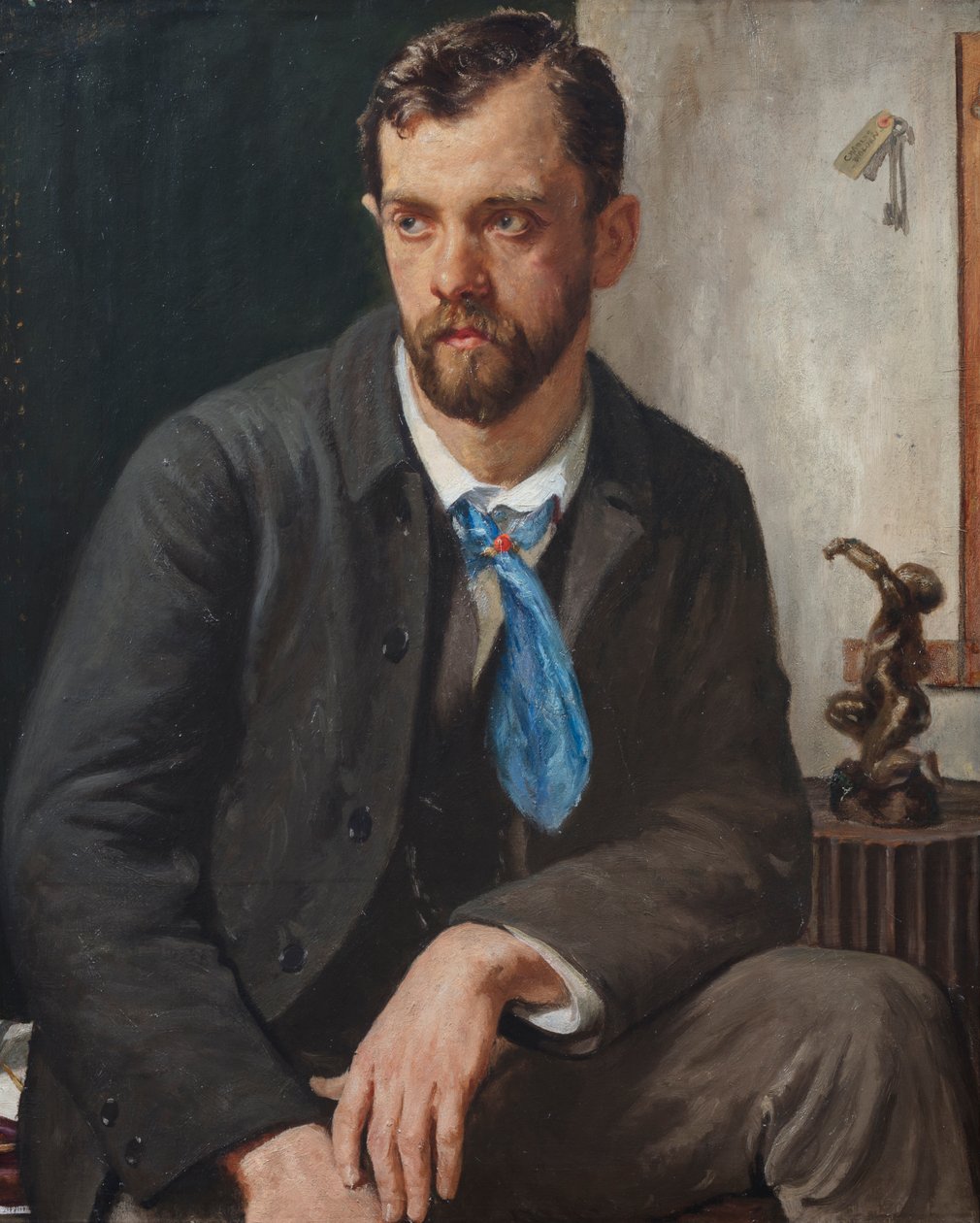 Portret Charlesa Holdena (olej na płótnie) autorstwa Francis Dodd